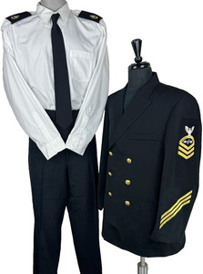 chief dress blue Original U.S. Vietnam Era War General Westmoreland Named Dress Blue Un –  International Military Antiques main image 1