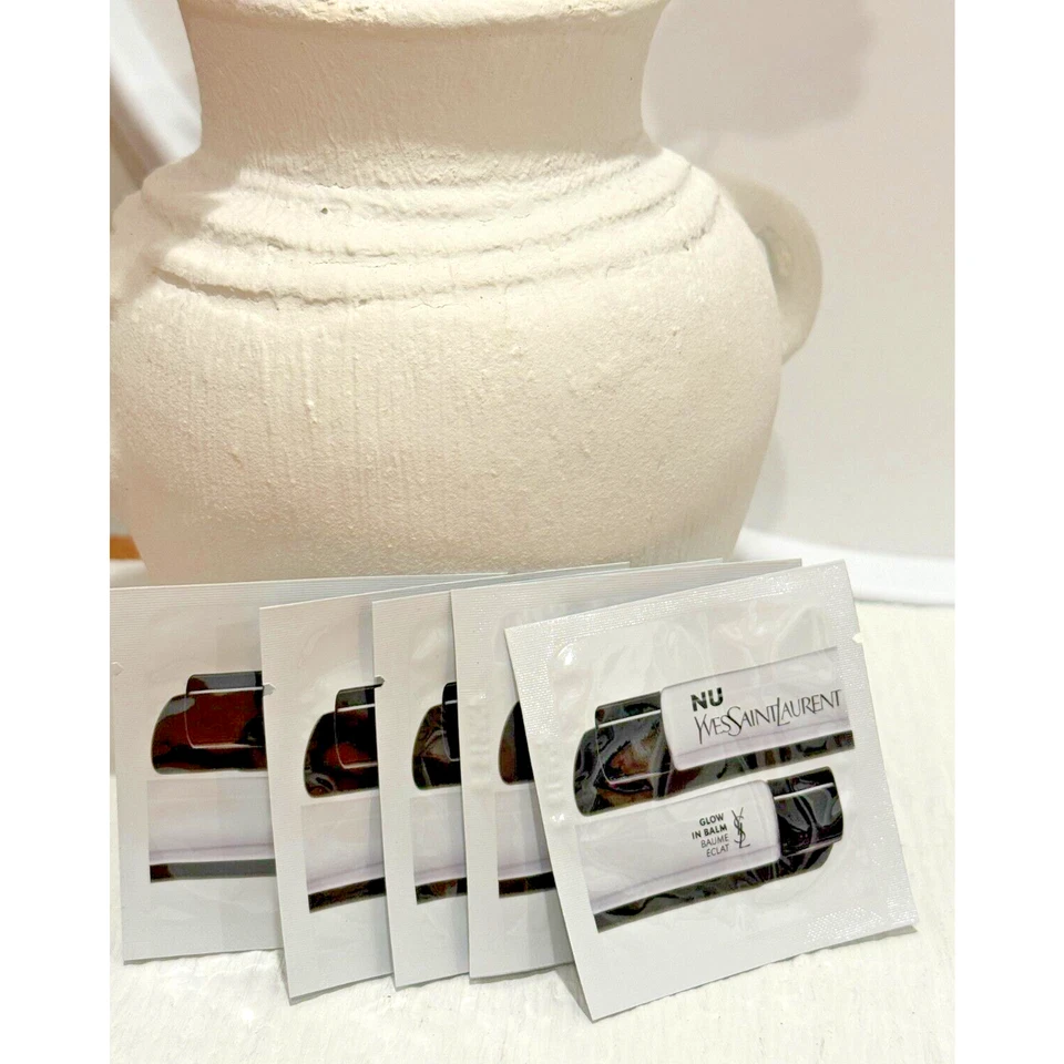 5X YSL Yves Saint Laurent NU glow in balm sample Size 0.05 fl oz ea NEW - Image 2 of 4