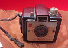 Kodak Brownie Holiday Camera 1950's with Strap Dakon Lens Untested BN9 