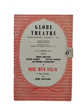 1956 Nude With Violin Globe Theatre John Gielgud Joyce Carey David Horne K Harri