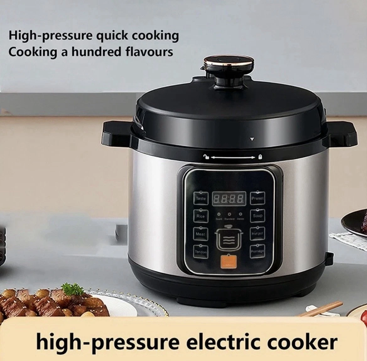 6L Electric Pressure Cooker Multi-Purpose 10-in-1 Pot Digital Screen 1200W UK
Opens in a new window