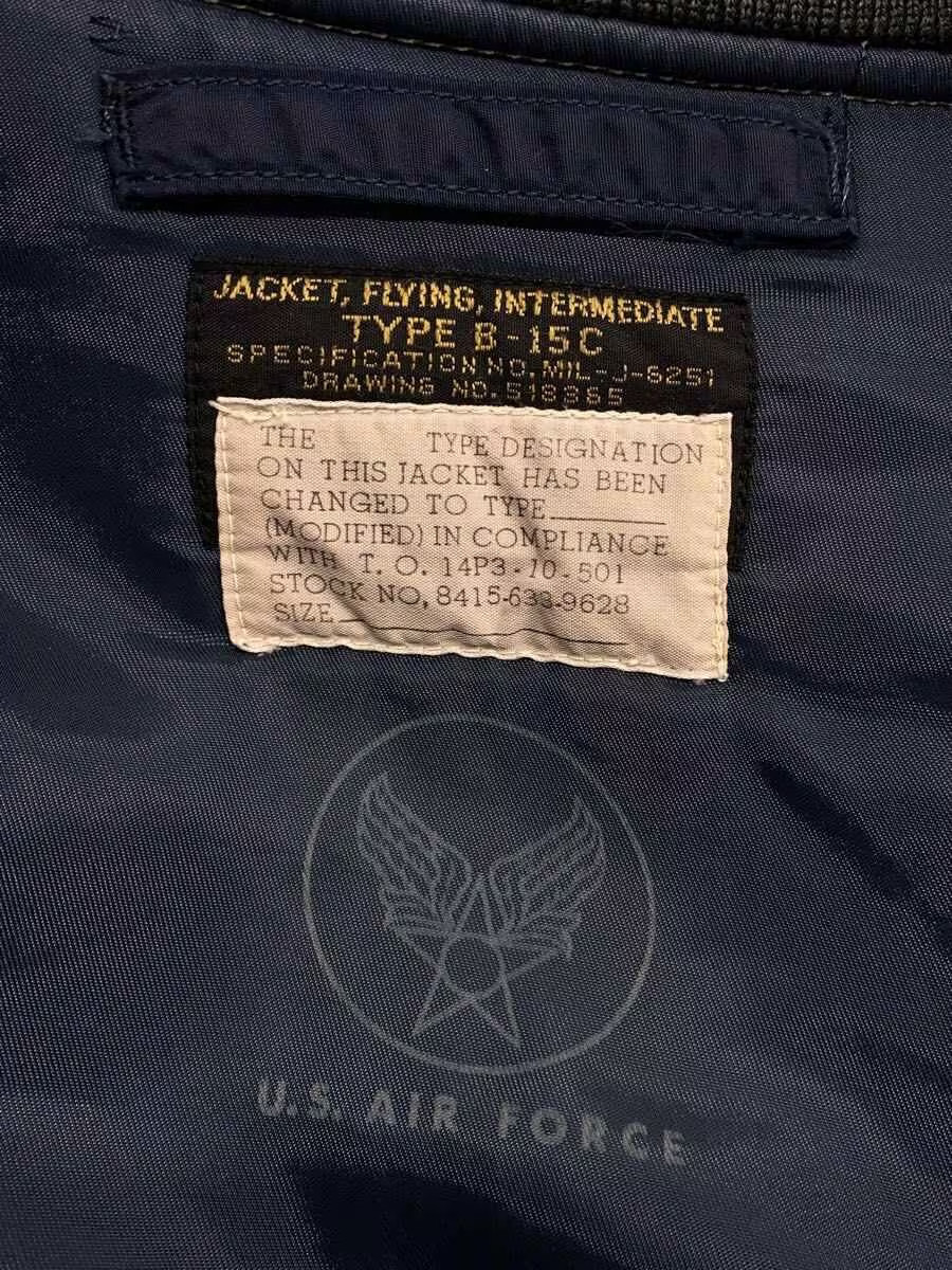 Buzz Rickson’s flight Jacket Navy Used - image 3