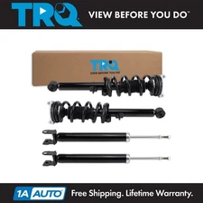 TRQ Front Complete Strut Assembly & Rear Shock Kit For 09-18 Nissan 370Z