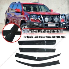 Car Door Window Sun Visor Rain Guard Deflector Shade For Toyota Prado 2010-2024