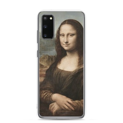 Mona Lisa Clear Phone Case for Samsung Galaxy