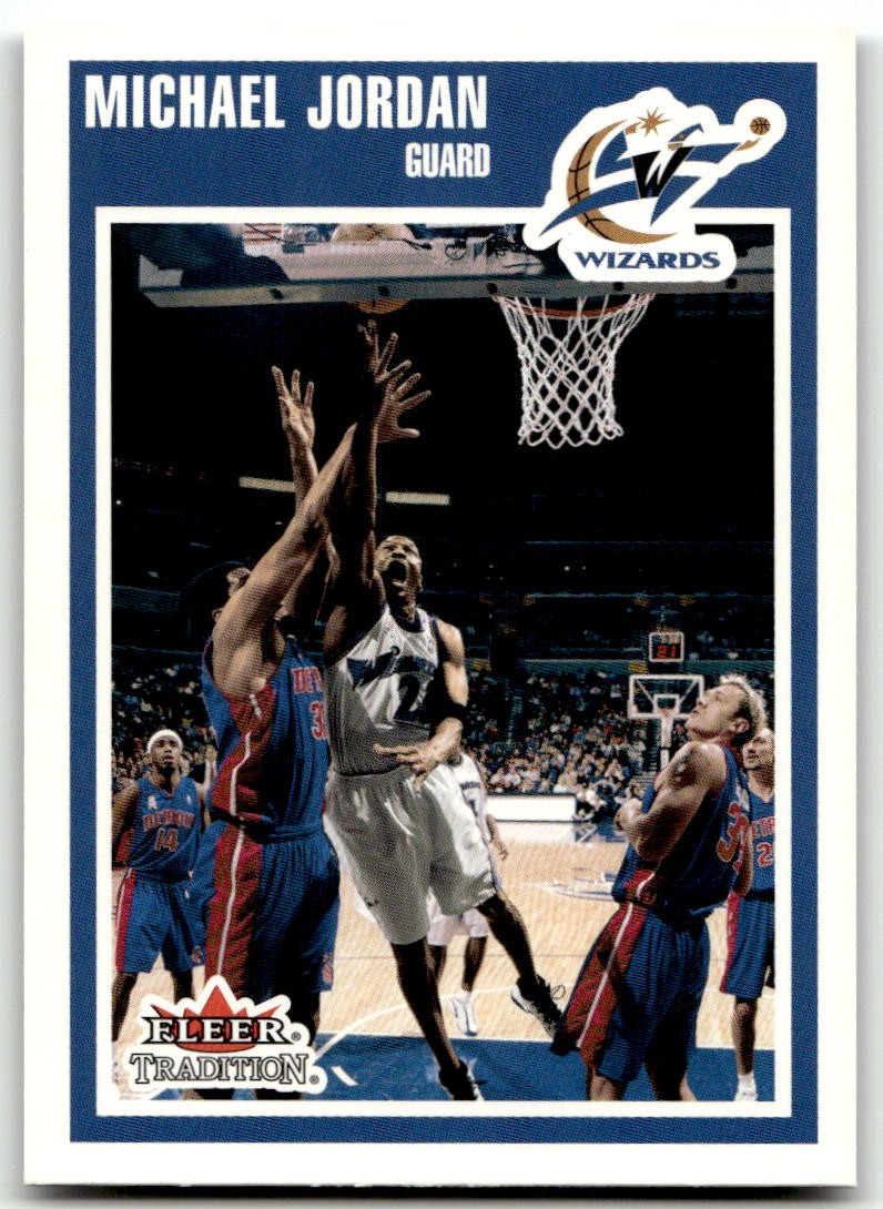 2002-03 Fleer Tradition #220 Michael Jordan Washington Wizards MINT NO RESERVE!