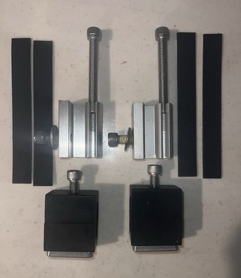 New Thule Tracrac Rubber Block & Special GM Chevy Full Stake Pocket Adapter Kit