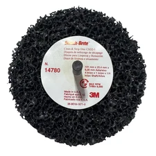 3M Scotch-Brite 4" x 1" x 1/4" Clean & Strip Discs CSD2-S USA Made