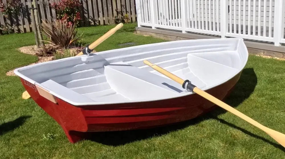 Clinker Rowing Eight 9 1/2' Clinker Rowing Boat - Dinghy - Boat Tender - Fishing Boat | eBay UK