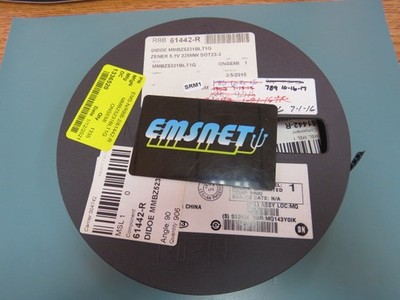 ONSEMI  MMBZ5231BLT1G Qty of 1300 per Lot Zener Diode �5% Surface Mount SOT-23-3