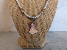 Girl's Little Mermaid Ariel Beaded Faux Pearl Necklace