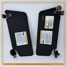 2011-2019 Ford Explorer Sun Visor Pair Black Illuminated Homelink Oem