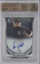2014 Bowman Draft Chrome Pick Spencer Adams #BCA-SA BGS 9.5 GEM MINT Auto 1b0