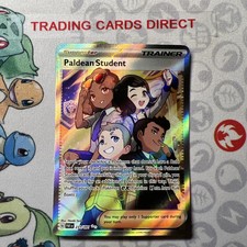 Paldean Student 231/091 Holo Ultra Rare S & V Paldean Fates Pokemon Card