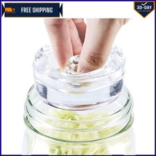 Innovative 4-Pack Fermentation Glass Weights - Perfect for Lacto-Fermenting