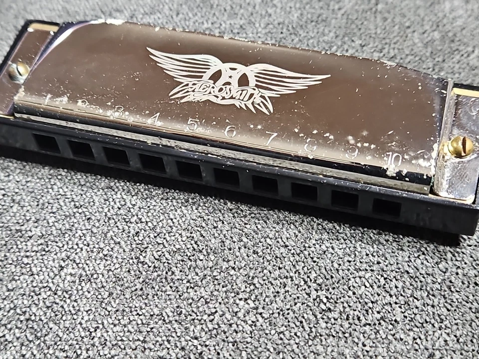 Aerosmith Rare Promo Hohner Harmonica C  Steven Tyler Joe Perry  - Image 4 of 4