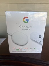 Google Chromecast with Google TV 4K UHD Media Streamer - Snow for
