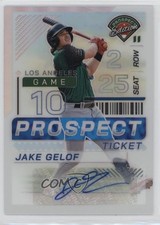 2024 Panini Prospect Edition Silver Prizm Signatures Jake Gelof #196 Auto 13ib