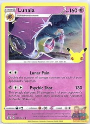 Lunala 015/025 Holo Rare Celebrations