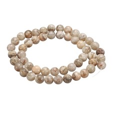 50pcs Elongation Stone Natural Stone Beads 6mm Round Loose Bead