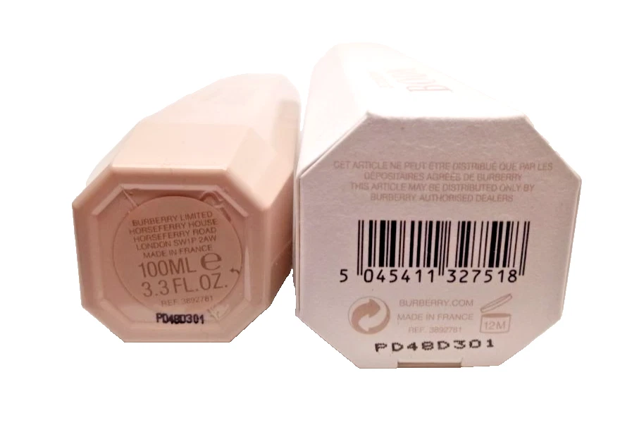 CREMA DE DUCHA CORPORAL BURBERRY MUJER 3,3 OZ/100 ML NUEVA EN CAJA EDICIÓN 2013 AGUA Foto 4 de 4