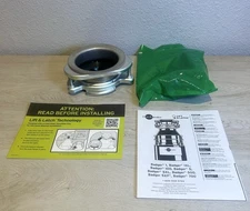 New InSinkErator Garbage Disposal Sink Flange Polished Stainless Steel Assembly