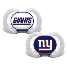 New York Giants Pacifiers Orthodontic Silicone Nipple BPA Free Baby Fanatic