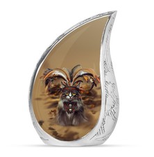 Kitty Cat Burial Large Urns for Ashes Dad, Decorative Urn 10 Inch