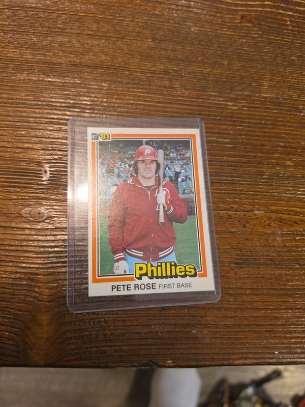 1981 Donruss Pete Rose #131 Philadelphia Phillies HOF Vintage Baseball Card