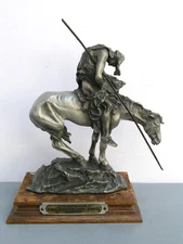 Chilmark Pewter 1988 Limited Ed James Fraser - The End of the Trail - Sculpture