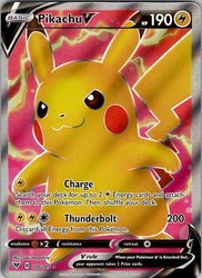 Pikachu V 170/185 Full Art Ultra Rare Vivid Voltage