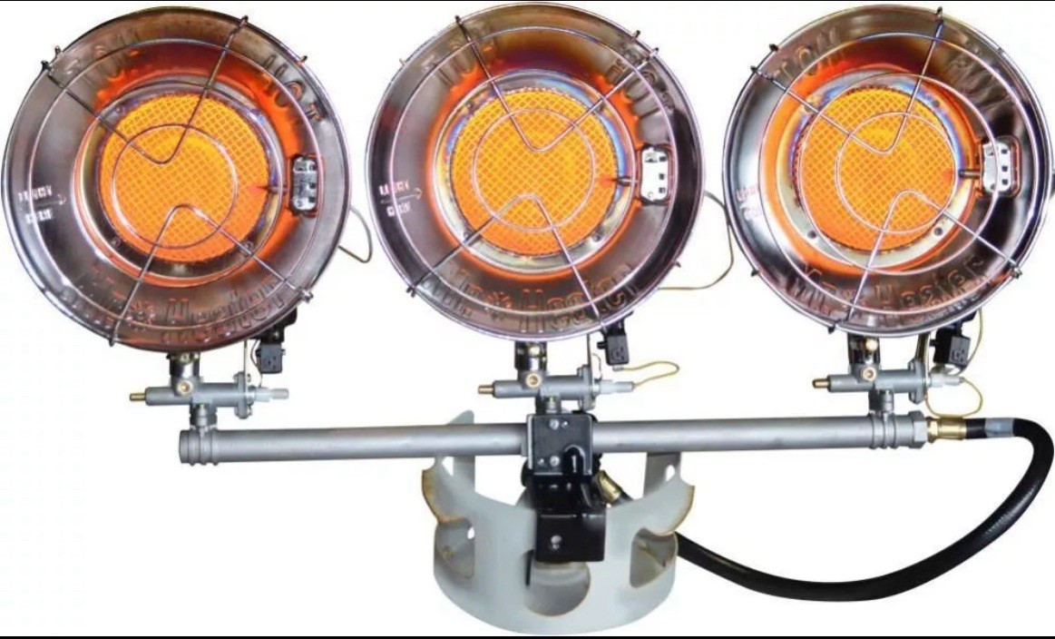 F242915 10,000 - 45,000 Btu Triple Tank Top Propane Heater N