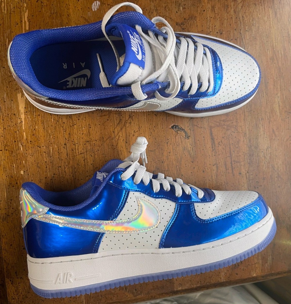 Size 10.5 - Nike Air Force 1 Low Iridescent Pixel - White for sale
