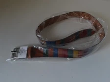 WILL Leather Goods Belt Mens Size 36  Genuine Leather multi color