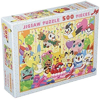 Pokemon Lets Eat Together Celebration Cake 500Pc Puzzle