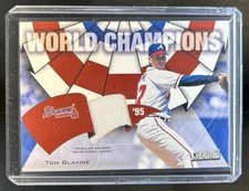 2002 Topps Stadium Club Tom Glavine World Champion Relics #WC-TG Braves