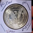 MORGAN SILVER DOLLAR 1921 GEM BU MS+++++++ FROSTY HIGH GRADE WOW COIN