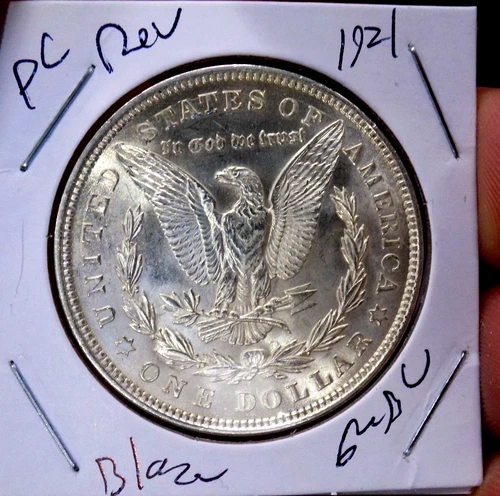 MORGAN SILVER DOLLAR 1921 GEM BU MS+++++++ FROSTY HIGH GRADE WOW COIN