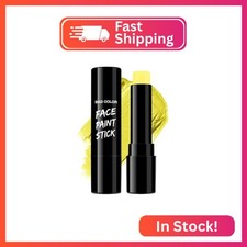 BADCOLOR Yellow Face Body Paint Stick, Full-Coverage Eye Black Sticks for Adults