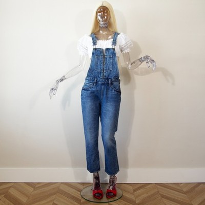 Vintage Levi s Denim Latzhose 90er blau Overall Jeans Strampler Playsuit Gr. S