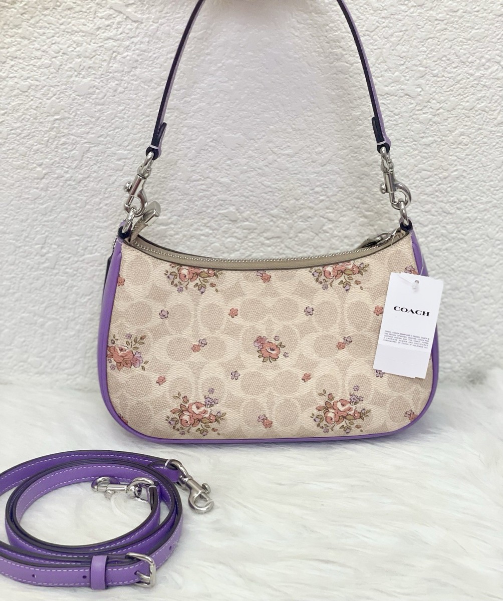 COACH CAL37 Teri Shoulder Bag In Signature Canvas With Floral