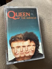Queen The Miracle Capital Records 1989 Cassette Tape Freddie Mercury Brian May