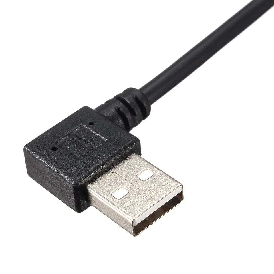 Mini USB 5Pin Male Right Angle to USB 2.0 Male Right AngleData Charge Cable 25cm - Image 3 of 4