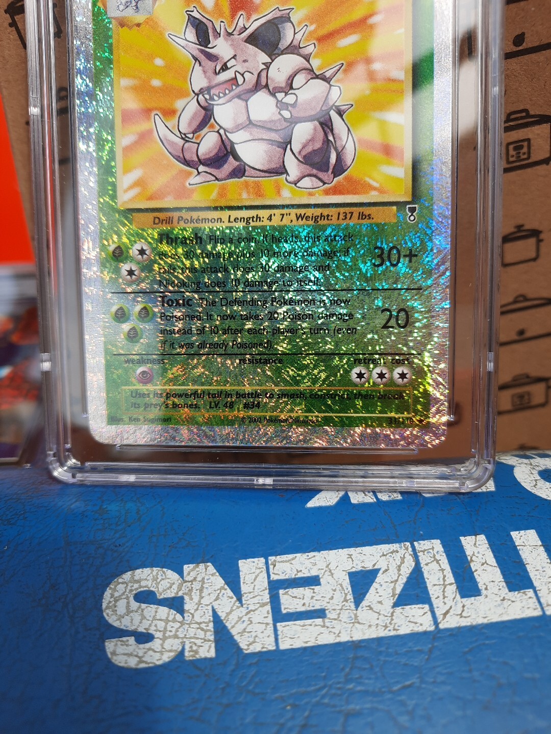 Nidoking Legendary Collection REVERSE HOLO cgc 9 MINT Pokemon 2002 31/