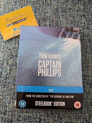 Captain Phillips (Blu-ray SteelBook) [UK] - Audio Import DEU - Außer Katalog 