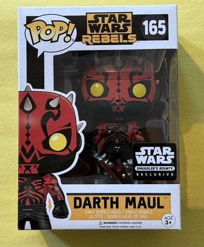 Funko Pop Star Wars - #165 Darth Maul Rebels Bounty - New with Protector