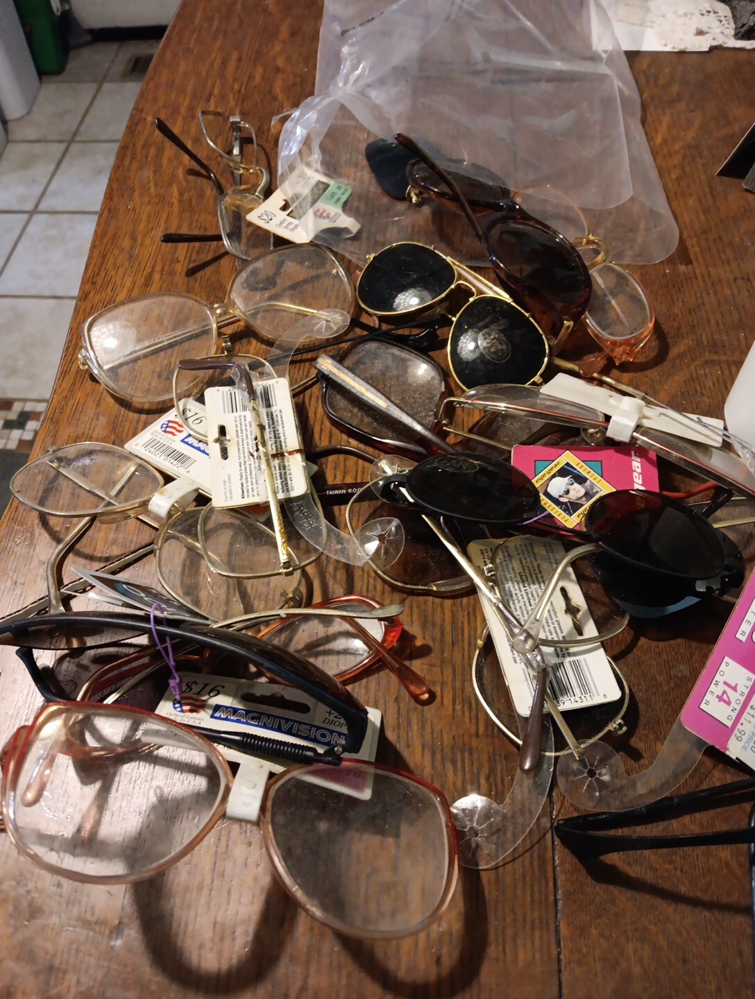 Vintage Sunglasses Lot of 17, Rare, As Is for Parts or Repair Only