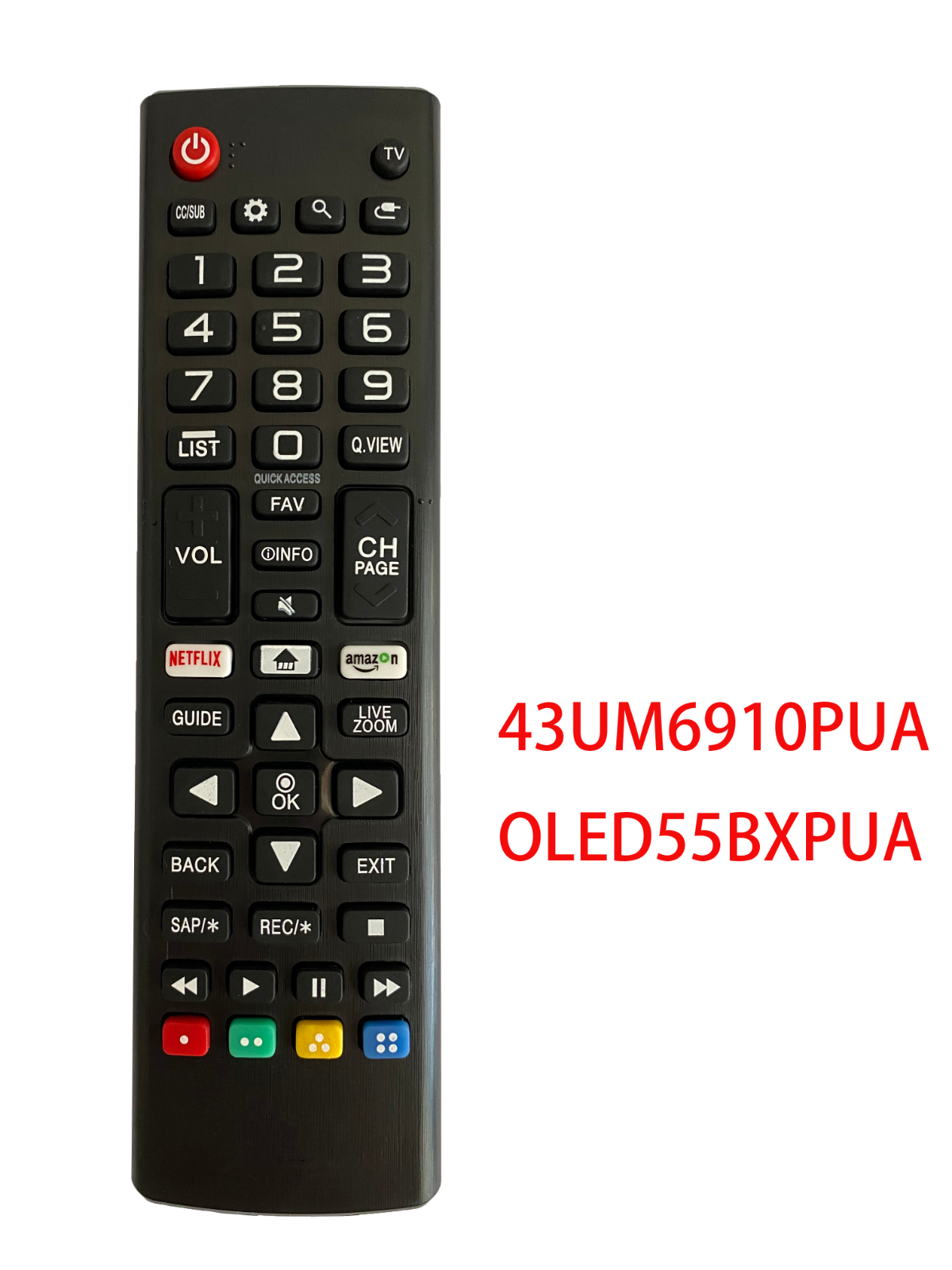 New Replace Remote Control For LG TV 43UM6910PUA OLED55BXPUA
