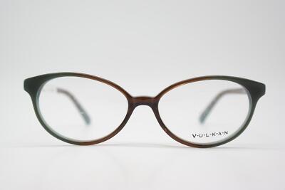 VULKAN V910 Brown Green Blue Oval Eyeglasses Frame New