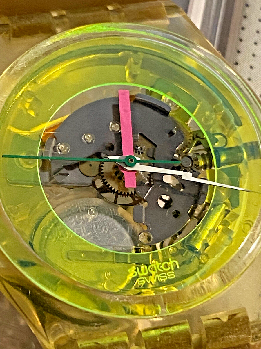 Swatch Gent Techno Sphere GK101 - 1985 - new strap - refurbished